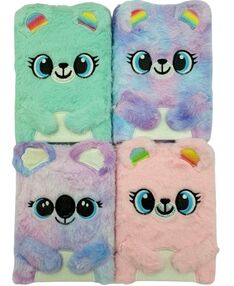 блокнот а5 80 аркушів у  лінійку пухнастий ведмедик 8041