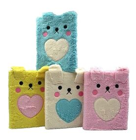 блокнот а5 80 аркушів у клітинку пухнастий вушка JSB20929-6