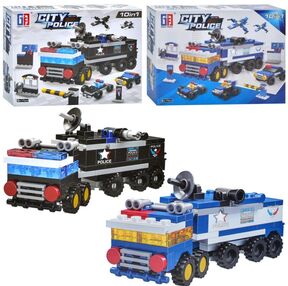 конструктор (123-302-303) машина поліція 10 в 1