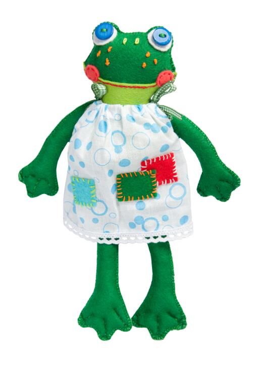 Набір для творчості Шиття м'якої іграшки Жабка МИ-003 Ціна (цена) 133.00грн. | придбати  купити (купить) Набір для творчості Шиття м'якої іграшки Жабка МИ-003 доставка по Украине, купить книгу, детские игрушки, компакт диски 1