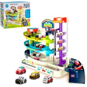 Гараж 3 поверхи ліфт транспорт дорожні знаки музика T103-77A