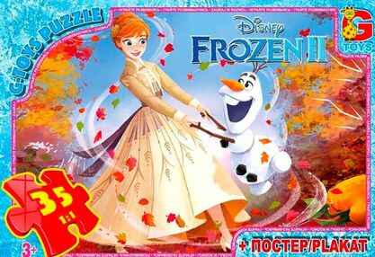 ИД Пазли 35 ел midi G-Toys FR019 Frozen