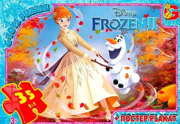 ИД Пазли 35 ел midi G-Toys FR019 Frozen Ціна (цена) 56.30грн. | придбати  купити (купить) ИД Пазли 35 ел midi G-Toys FR019 Frozen доставка по Украине, купить книгу, детские игрушки, компакт диски 0