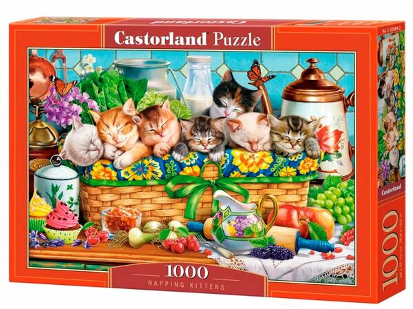 пазли castorland 1000 елементів дрімаючі кошенята 105069 Ціна (цена) 228.00грн. | придбати  купити (купить) пазли castorland 1000 елементів дрімаючі кошенята 105069 доставка по Украине, купить книгу, детские игрушки, компакт диски 0