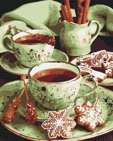 Розпис по номерах 40х50 BS52724 М'ятні пряники brushme Брашми