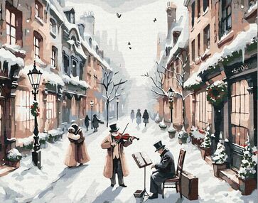 Розпис по номерах 40х50 BS53840 Різдвяна мелодія brushme Брашми