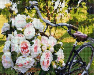 Алмазна мозаїка 40х50 DBS1008 Трояндова поїздка brushme Брашми