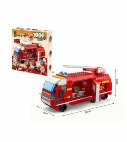 конструктор пожежний трак 1000 деталей K8978-5