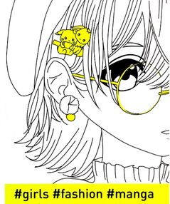 розмальовка #girls#fashion#manga (жовта) розмальовка #girls#fashion#manga (жовта)