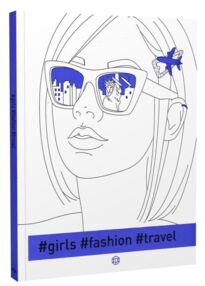 розмальовка #girls#fashion#Travel (фіолетова)