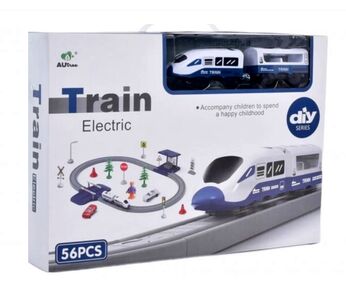 Залізниця 56 деталей вагон машинка 3 штуки AU5881