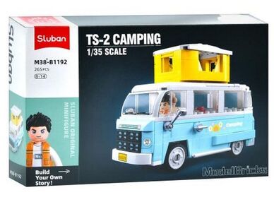 Конструктор М38-В1192 Sluban авто серія, автобус/будиночок на колесах 265 дет