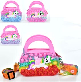 Сумочка довга ручка 2 короткі ручки силіконова 4 кольори FG230704015