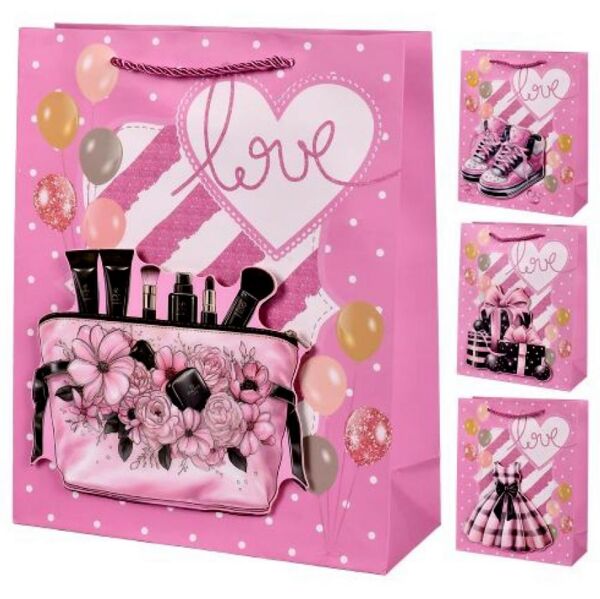 Пакет подарунковий паперовий S Love 3D 18 х 23 х 10 см R98484-S Ціна (цена) 20.90грн. | придбати  купити (купить) Пакет подарунковий паперовий S Love 3D 18 х 23 х 10 см R98484-S доставка по Украине, купить книгу, детские игрушки, компакт диски 0