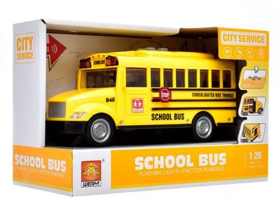 Автобус шкільний Sity Service музичний WY940A