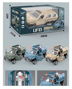 Джип військовий стріляє дисками музичний GC169-155