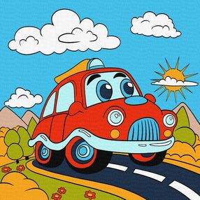 Розпис по номерах 25х25 КНО6105 Весела подорож "Ідейка"