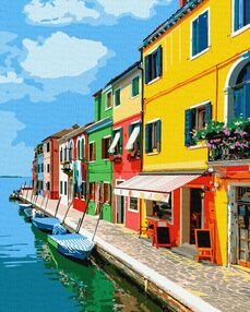 Розпис по номерах 40х50 КНО2714 Вуличками Італії "Ідейка"