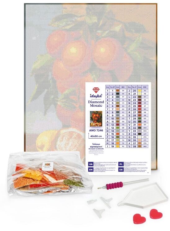 Алмазна мозаїка 40х50 AMO20107 Волошковий букет Ідейка Ціна (цена) 357.00грн. | придбати  купити (купить) Алмазна мозаїка 40х50 AMO20107 Волошковий букет Ідейка доставка по Украине, купить книгу, детские игрушки, компакт диски 1