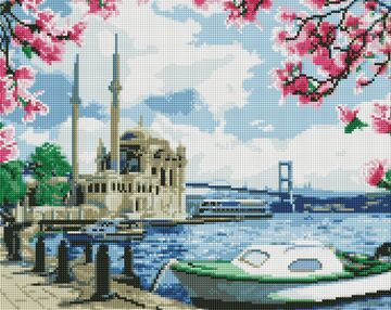 Алмазна мозаїка 40х50 АМО7734 Яскравий Стамбул "Ідейка"