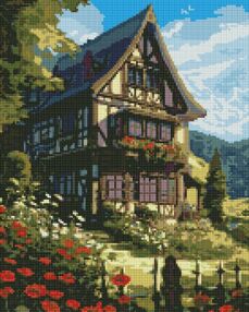 Алмазна мозаїка 40х50 АМО7663 Казка у горах "Ідейка"