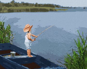 Розпис по номерах 40х50 КНО4930 Перша рибалка "Ідейка"