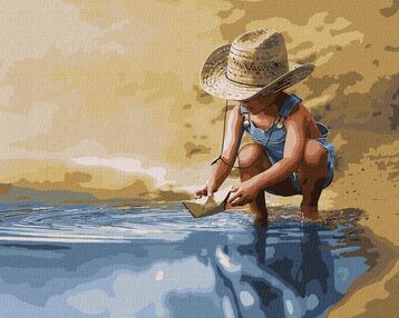 Розпис по номерах 40х50 КНО4949 У дитинстві "Ідейка"