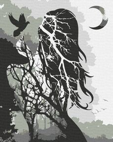 Розпис по номерах 40х50 КНО5028 Магія жінки "Ідейка"