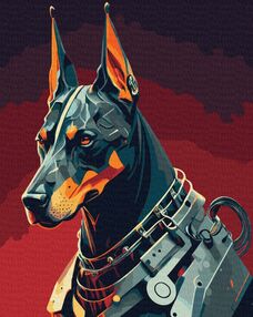 Розпис по номерах 40х50 КНО5078 Вірний страж "Ідейка"