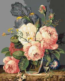 Розпис по номерах 30х40 BS52237 Літо в натюрморті  brushme Брашми