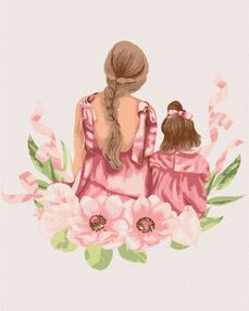 Розпис по номерах 40х50 BS52545  Матусина донечка  brushme Брашми