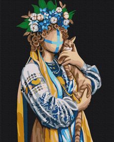 Розпис по номерах 40х50 BS53446  Україна   brushme Брашми