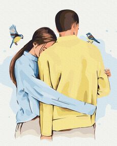 Розпис по номерах 40х50 BS53452 В твоїх обіймах   brushme Брашми