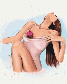 Розпис по номерах 40х50 BS53456 Ніжний дотик  brushme Брашми