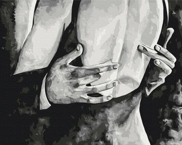 Розпис по номерах 40х50 BS53859 Мова тіла 5  brushme Брашми