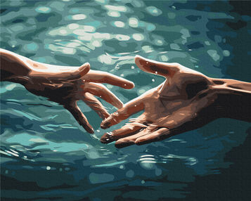 Розпис по номерах 40х50 BS53895 Мить зєднання  brushme Брашми