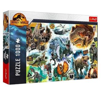 Пазли 1000 елементів Стеження за динозаврами Світ динозаврів DDFA Trefl 10727