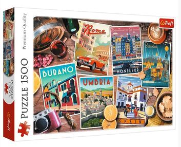 Пазли 1500 елементів Подорож Європою DDFA Trefl 26199