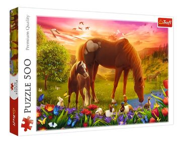 Пазли 500 елементів Коники на горизонті DDFA Trefl  37451