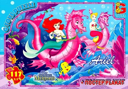 ИД Пазли 117 ел midi G-Toys ліцензія R010  Русалонька