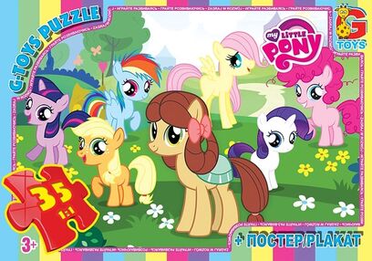 Пазли G-Toys 35 ел midi G-Toys ліцензія MLP024 Little pony