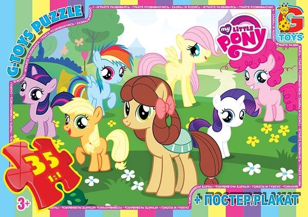 Пазли G-Toys 35 ел midi G-Toys ліцензія MLP024 Little pony Ціна (цена) 56.30грн. | придбати  купити (купить) Пазли G-Toys 35 ел midi G-Toys ліцензія MLP024 Little pony доставка по Украине, купить книгу, детские игрушки, компакт диски 0