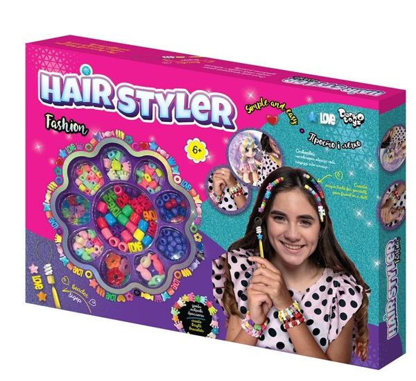 набір для творчості Hair Styler Fashion HS-01-04 середній Ціна (цена) 129.50грн. | придбати  купити (купить) набір для творчості Hair Styler Fashion HS-01-04 середній доставка по Украине, купить книгу, детские игрушки, компакт диски 0