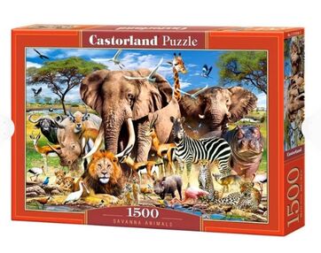 пазли 1500 елементів  артикул 151950 savanna animals