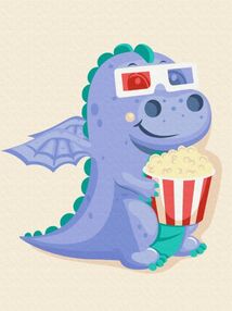 Розпис по номерах 30х40 KBS0115 Фільм для дракона