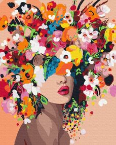 Розпис по номерах 40х50 BS41053 Квіткова німфа  brushme Брашми