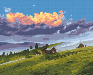 Розпис по номерах 40х50 BS53791 Небесний вогонь