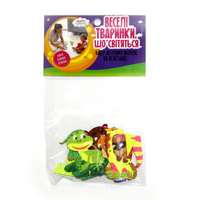 Фетрові сувенірні фігурки Веселі тваринки що світяться