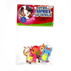 Фетрові сувенірні фігурки Дружні тваринки що світяться