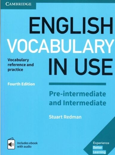 Pre-Intermediate intermediate English Vocabulary in Use 4th  with answers and eBook Ціна (цена) 581.00грн. | придбати  купити (купить) Pre-Intermediate intermediate English Vocabulary in Use 4th  with answers and eBook доставка по Украине, купить книгу, детские игрушки, компакт диски 0